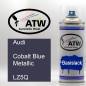 Preview: Audi, Cobalt Blue Metallic, LZ5Q: 400ml Sprühdose, von ATW Autoteile West.